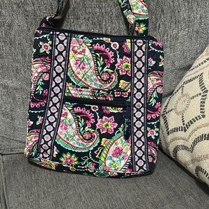 Floral Paisley Quilted Shoulder Bag